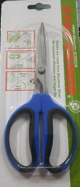 Stag stainless steel scissors short with soft grip