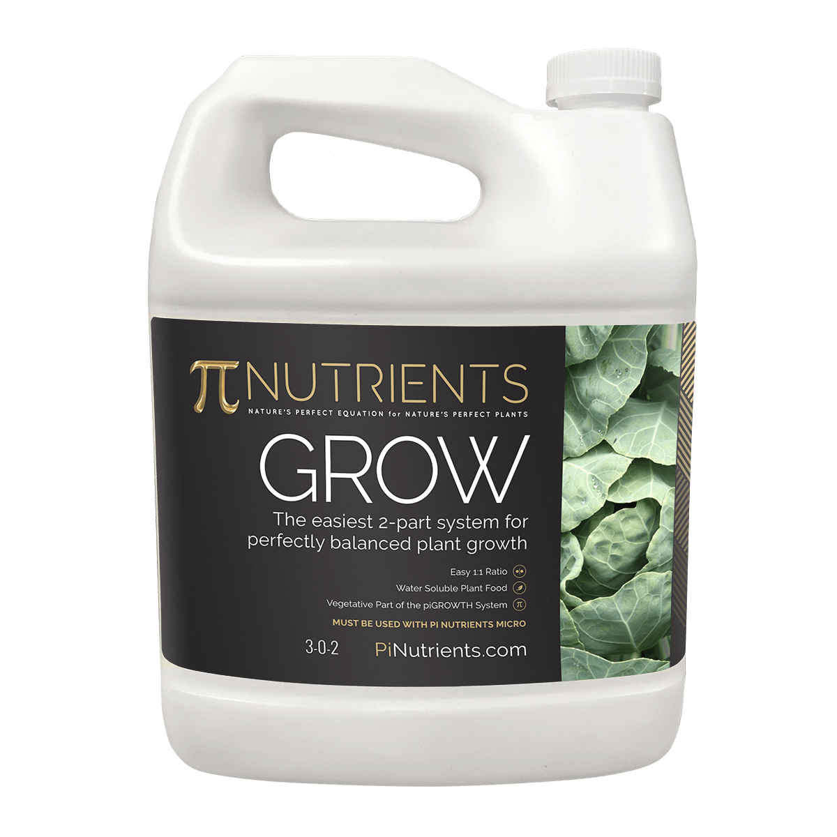 Pi Nutrients - Grow 3-0-2 | Fearless Gardener Brand